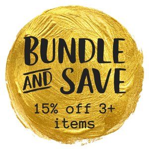 BUNDLE DISCOUNT 15% Off 3 or more Items in Closet